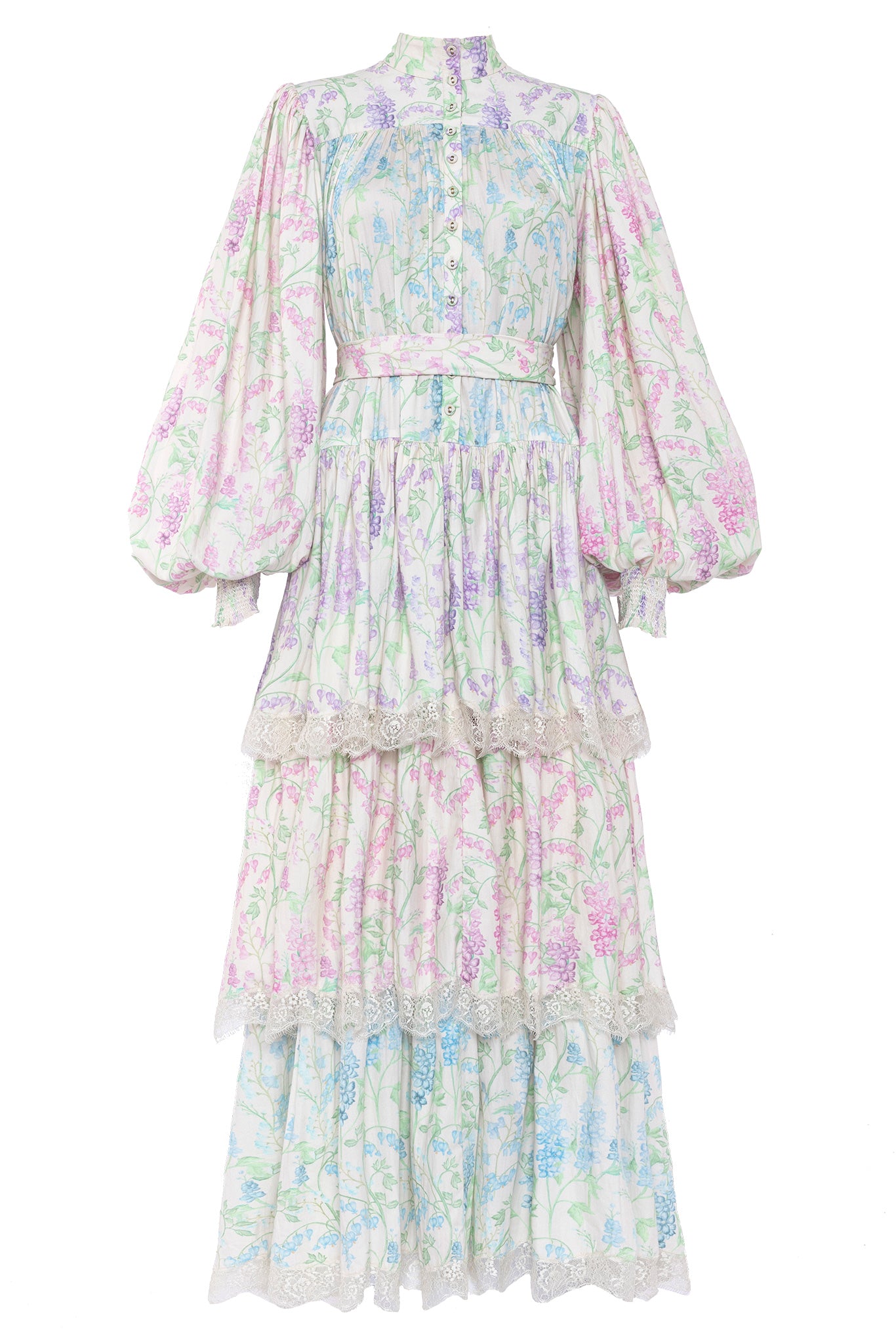 Floraison Tiered Maxi Dress