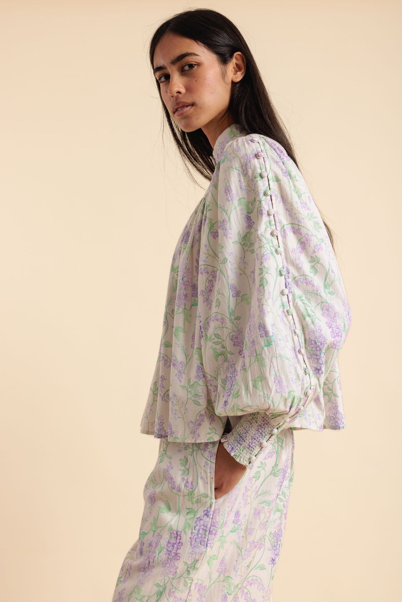 Floraison Button Blouse