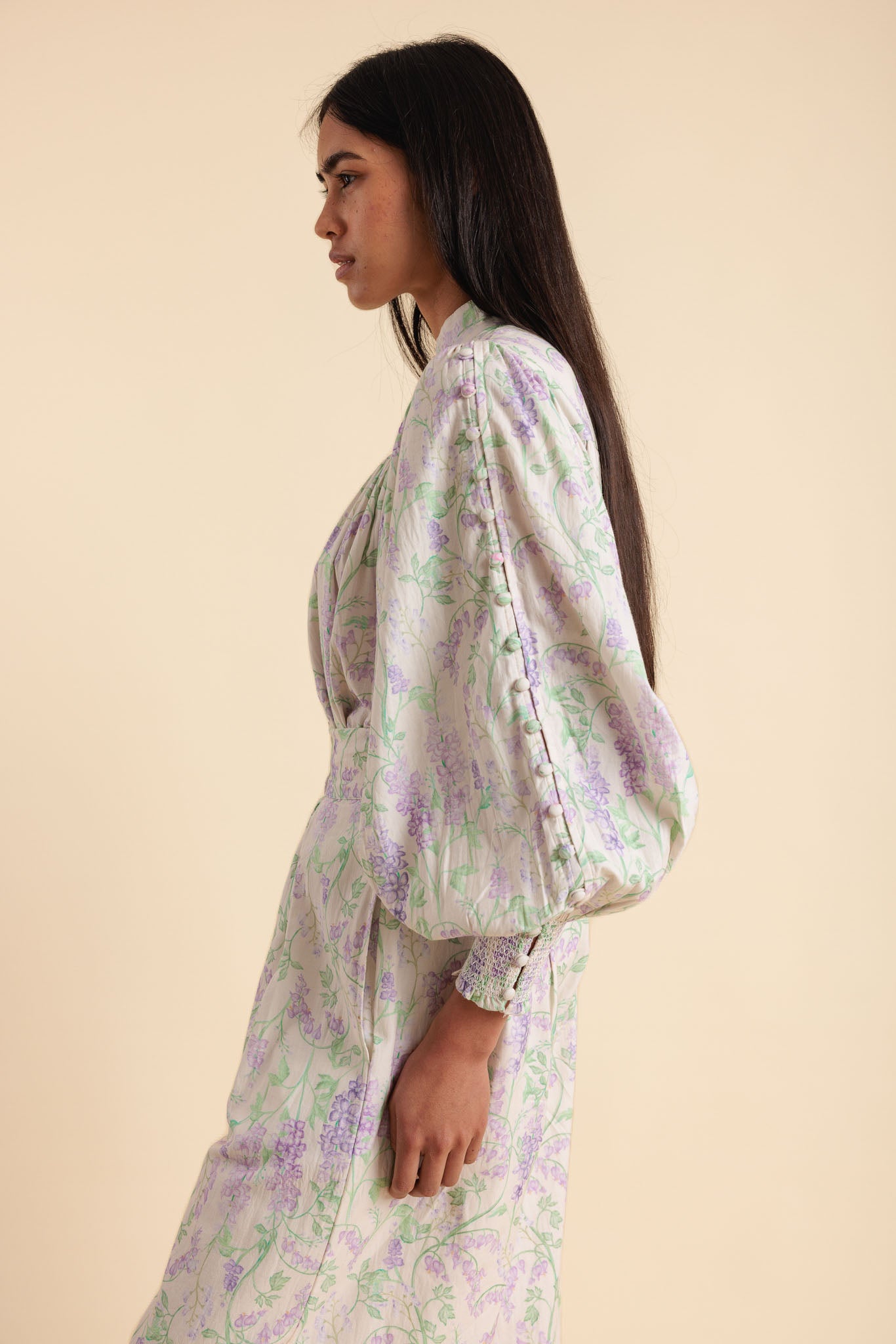 Floraison Button Blouse