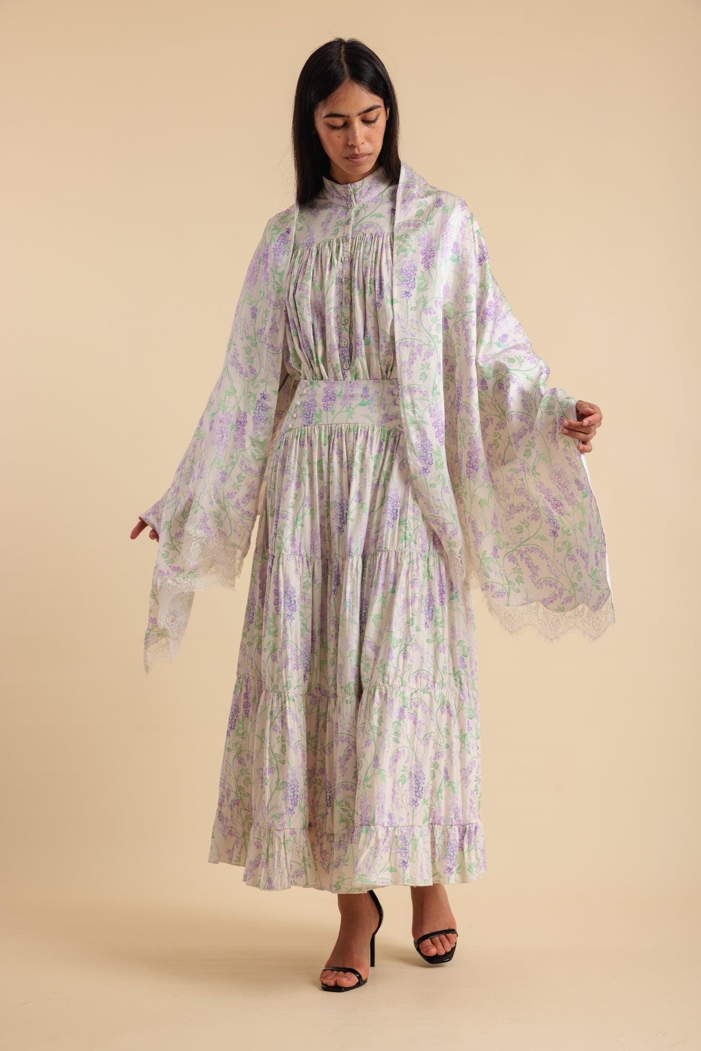 Floraison Lilac Scarf