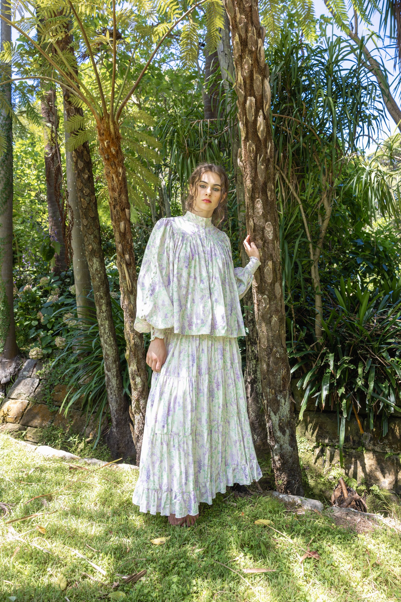 Floraison Button Blouse