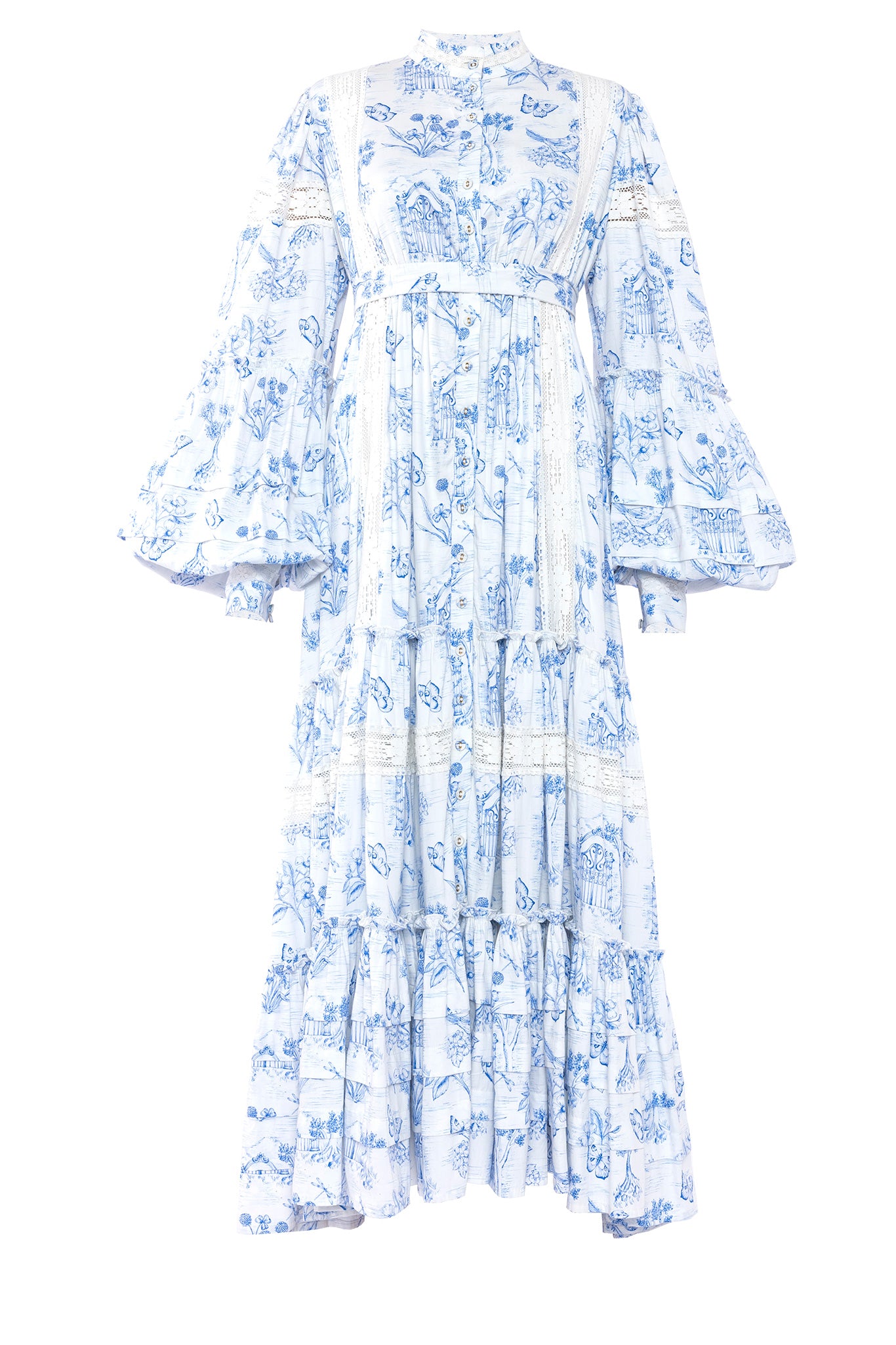 Meadow Gate Toile Sonata Maxi Dress