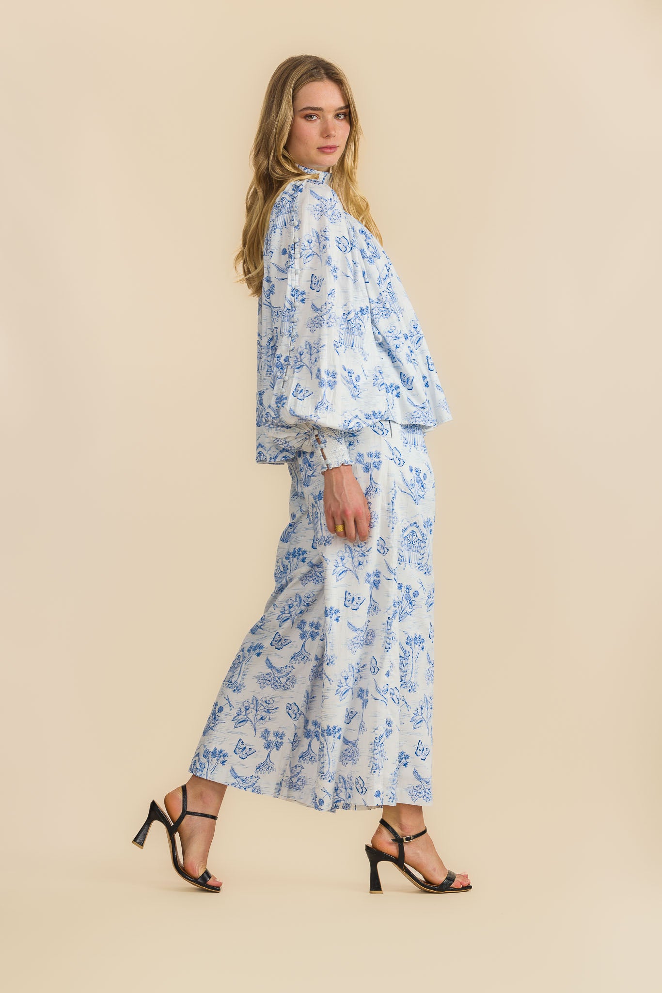 Meadow Gate Toile Wide Leg Pant