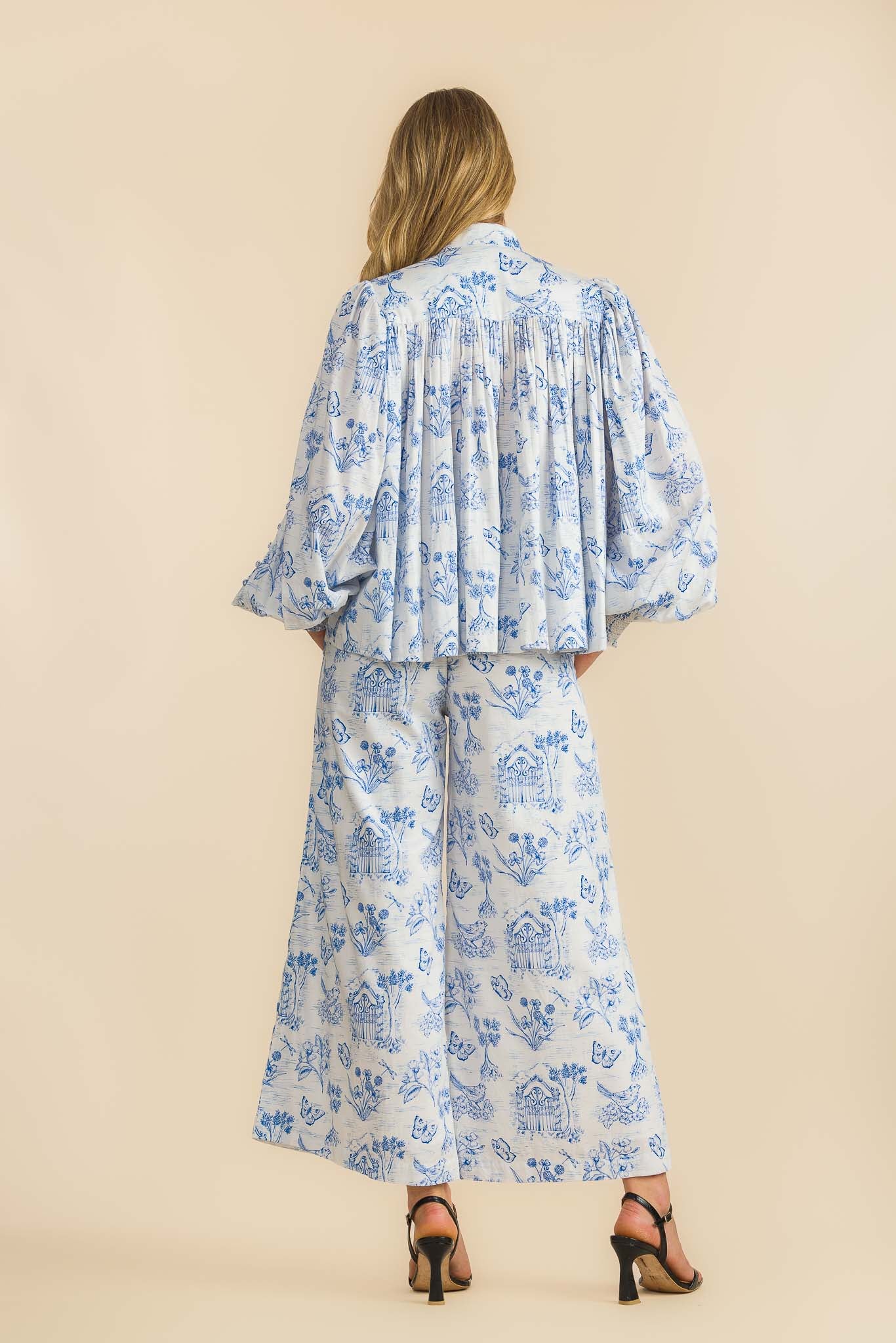Meadow Gate Toile Wide Leg Pant
