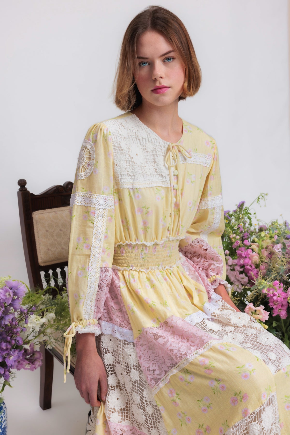 Patchwork Poetry Maxi Dress