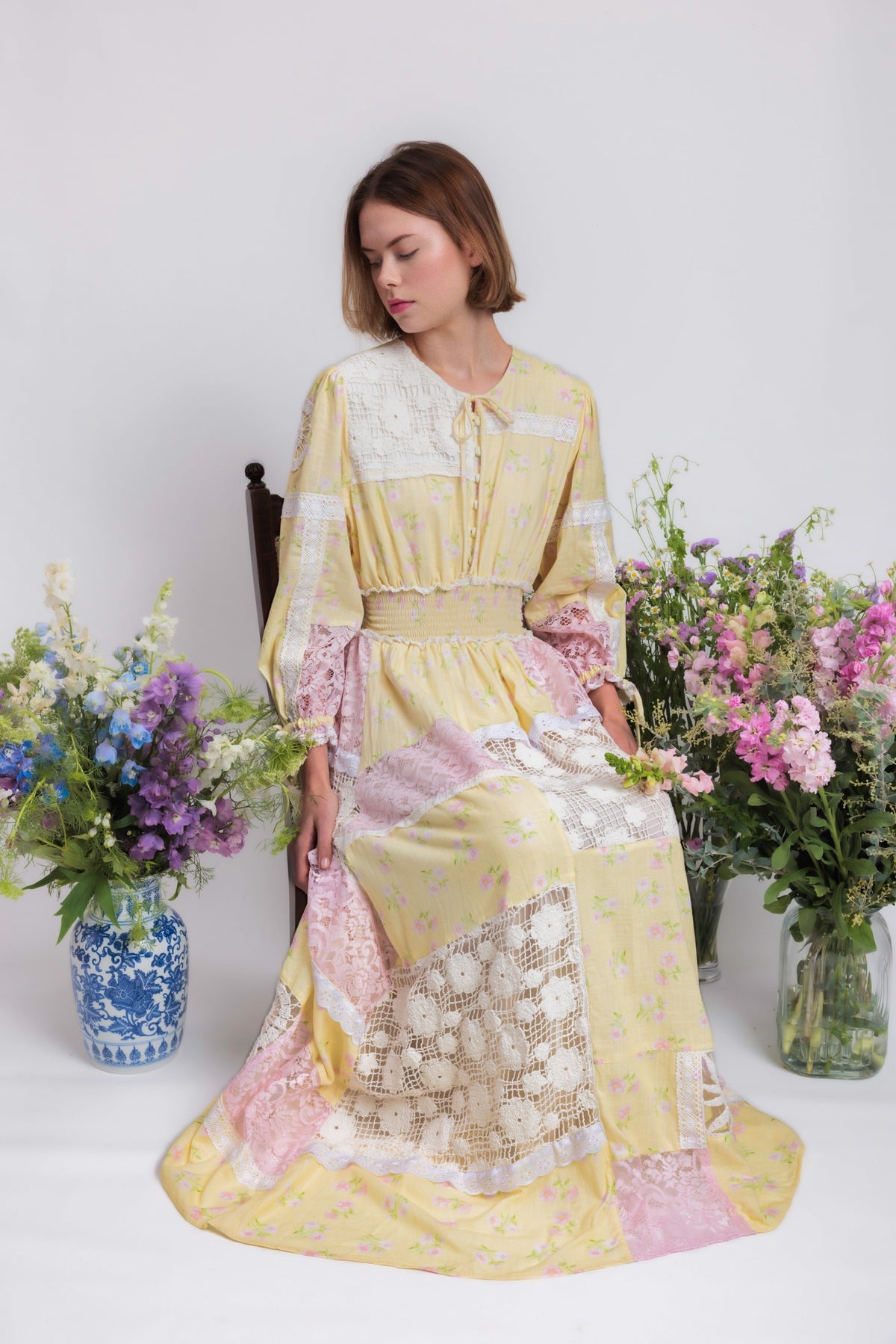 Patchwork Poetry Maxi Dress