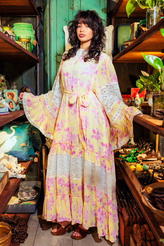 Elysia Flutter Maxi Dress