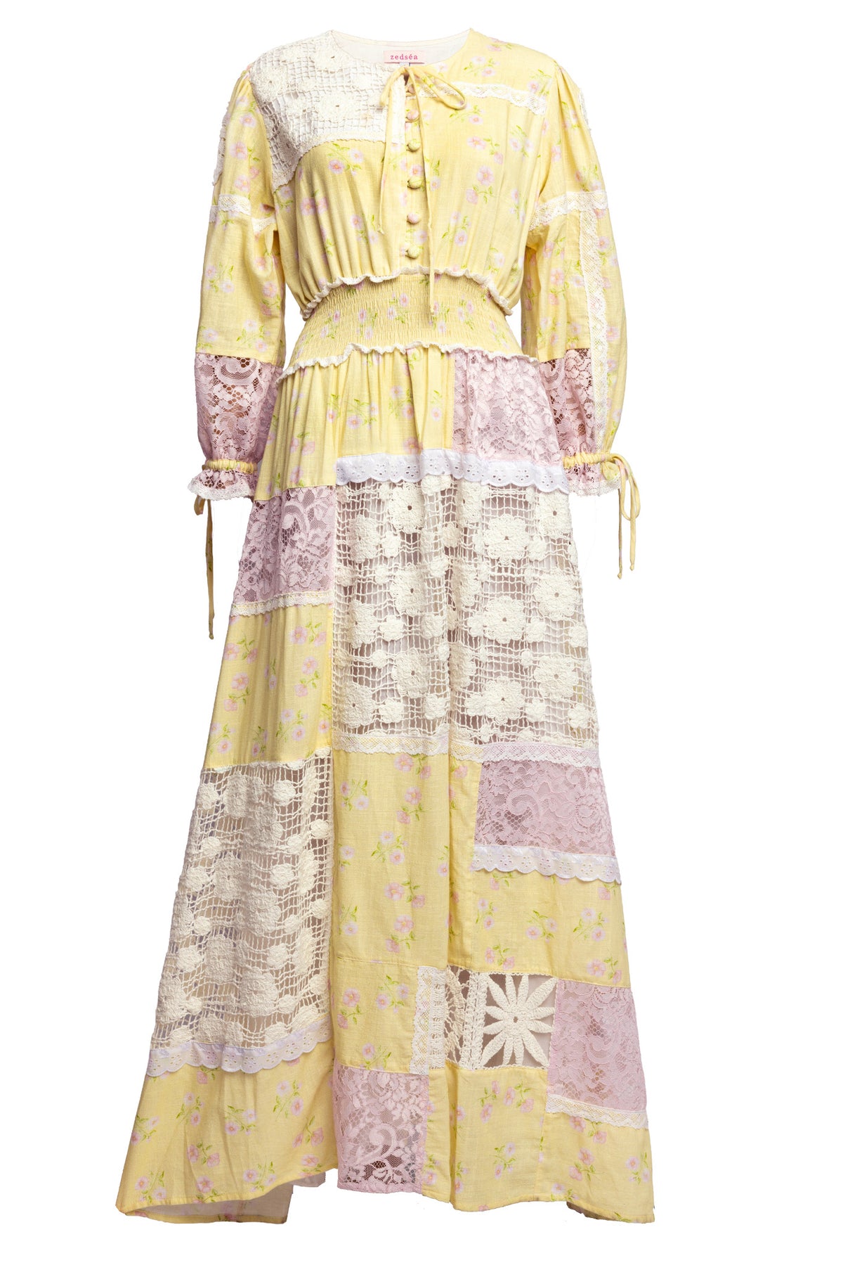 Patchwork Poetry Maxi Dress