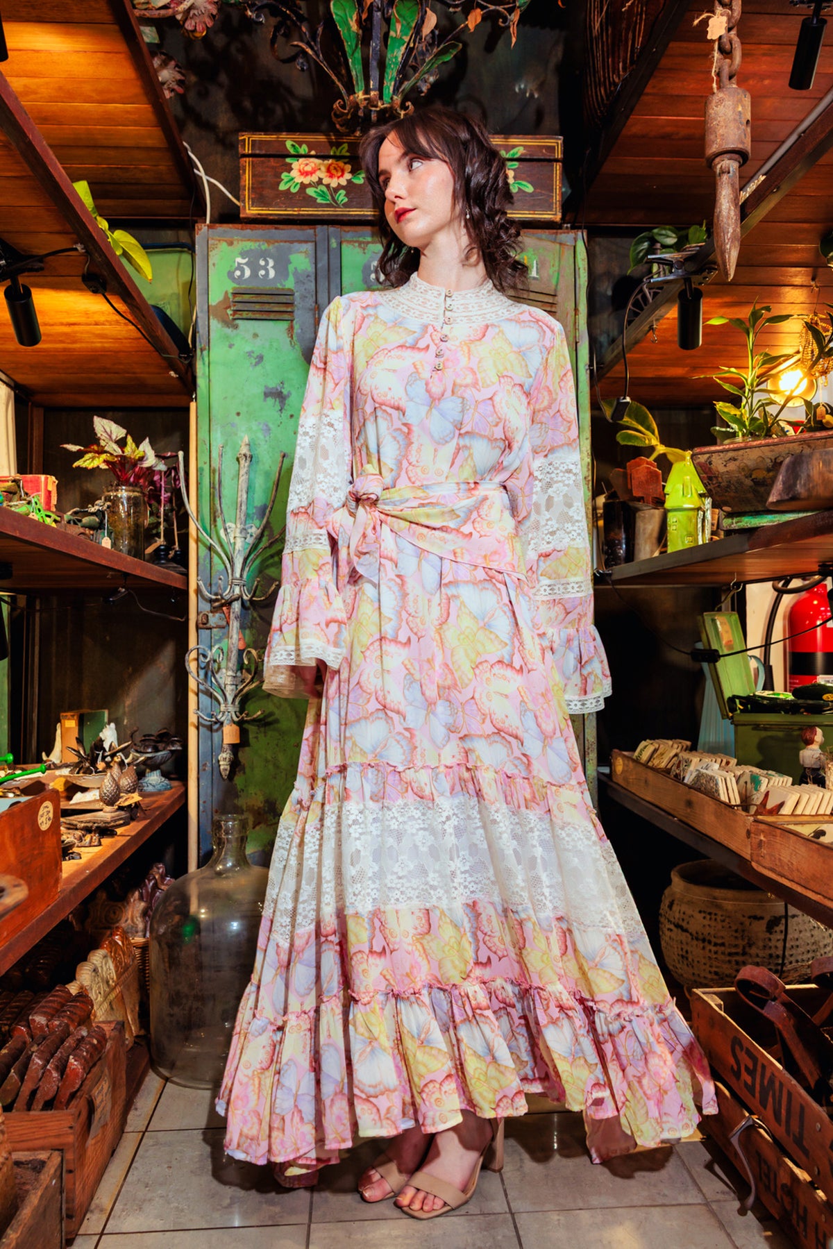 Ulysses Flutter Maxi Dress