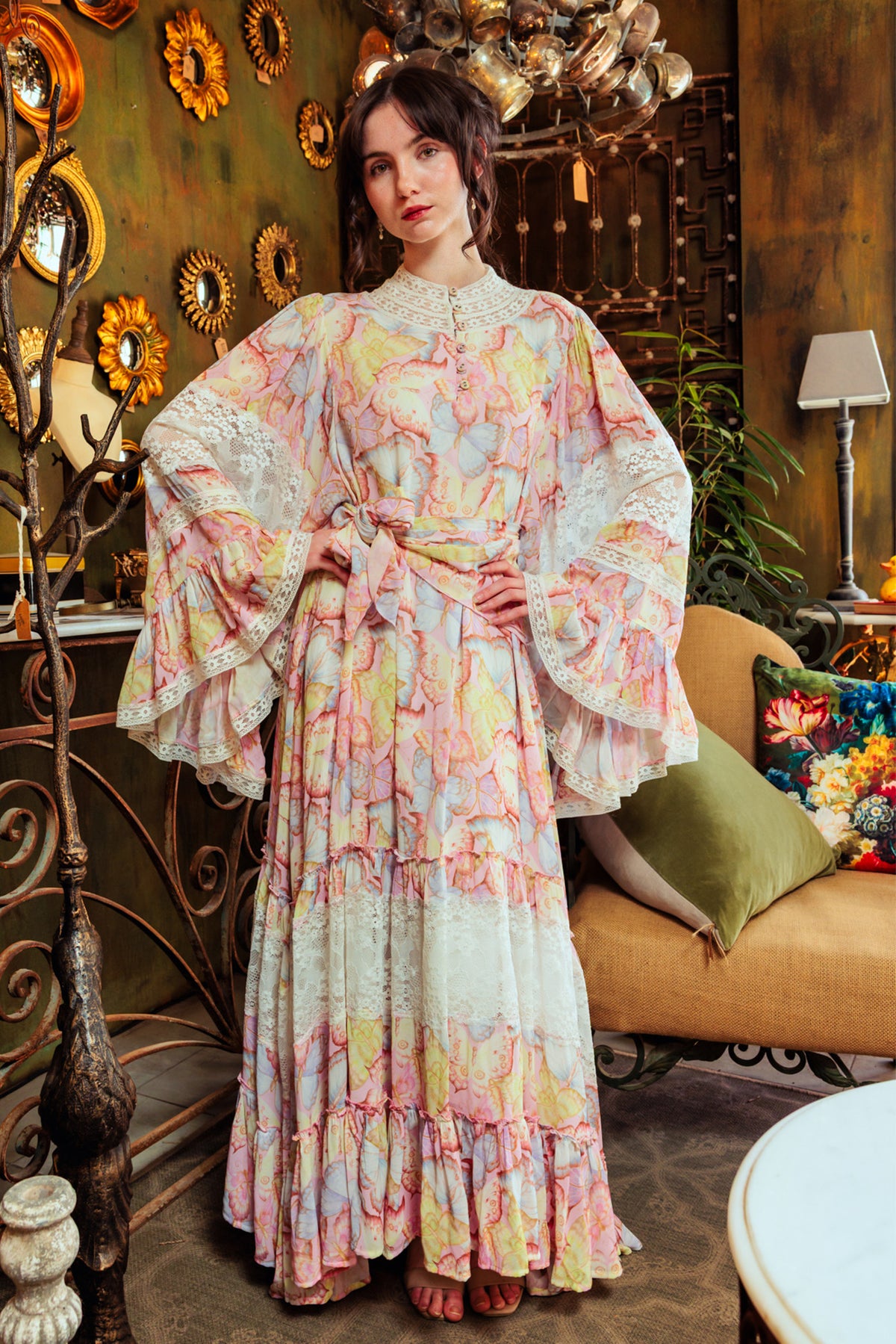 Ulysses Flutter Maxi Dress