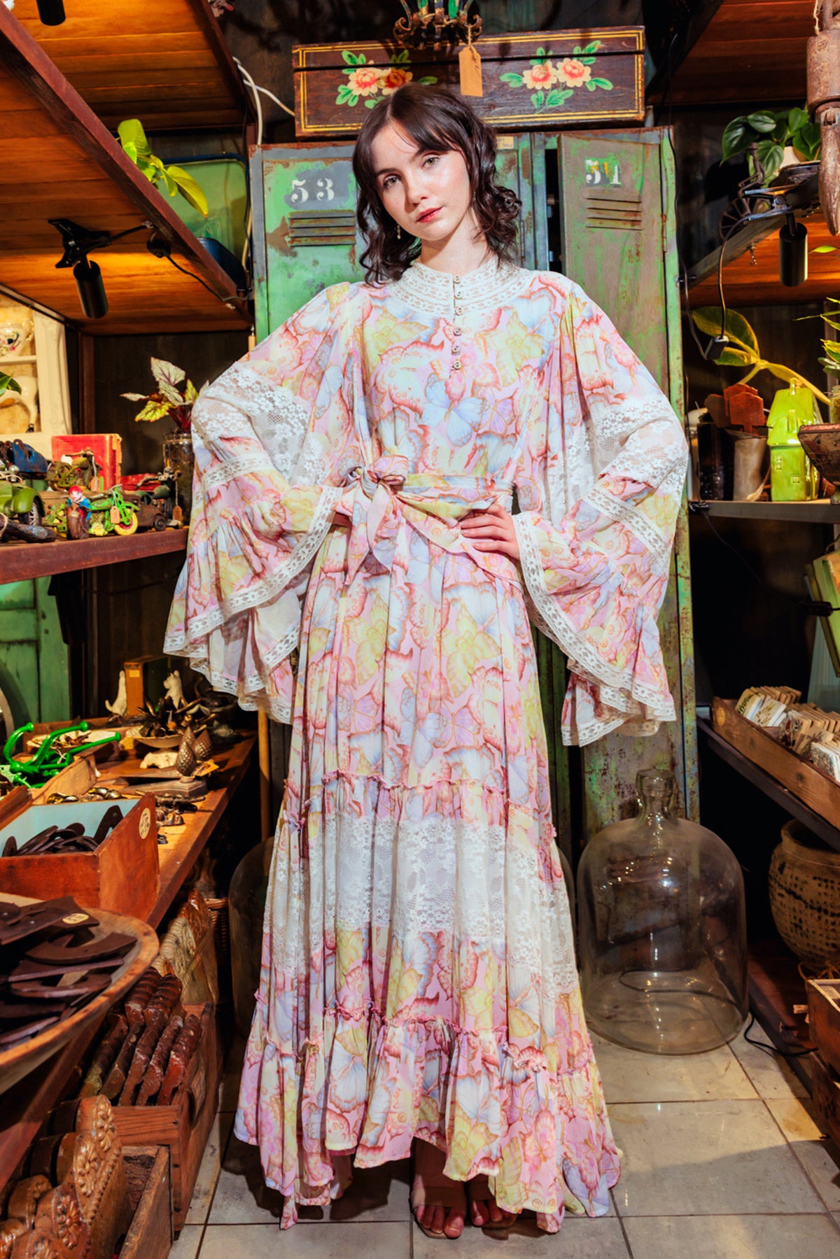 Ulysses Flutter Maxi Dress