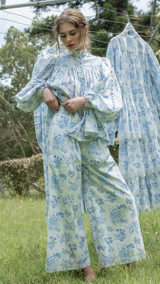 Meadow Gate Toile Wide Leg Pant